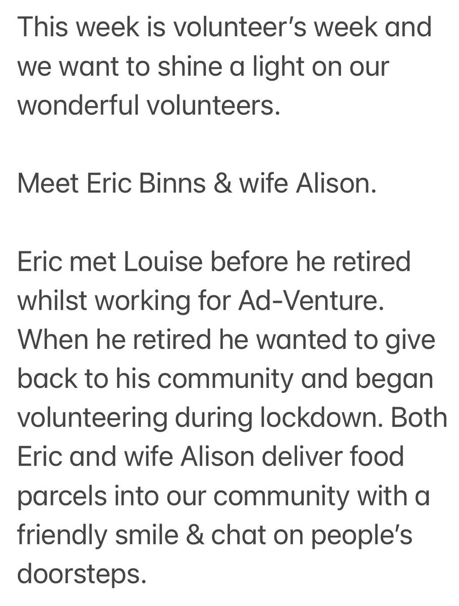 Focus4Hope's tweet photo. 𝗩𝗼𝗹𝘂𝗻𝘁𝗲𝗲𝗿 𝘄𝗲𝗲𝗸 𝘀𝗽𝗼𝘁𝗹𝗶𝗴𝗵𝘁! ⭐️⭐️ Read Eric & Alison’s story here 💙👇
#VolunteersWeek2022 #thankyou #spotlight #Focus4Hope #combattingisolation #learningnewskills #communityspirit https://t.co/zMGT4xsxlY
