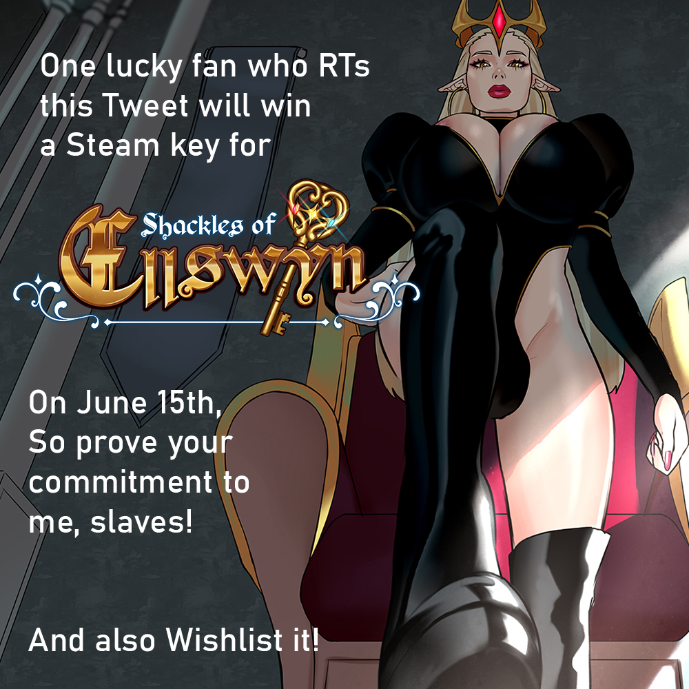 twohotmilfs's tweet photo. As excited for the Steam release as we are?
RT this tweet for your chance to win a Steam key!
Make sure you add it to your wishlist too, it helps us out a tonne!
https://t.co/qntrXrUwKj
#FutaDom #Futanari #Femdom #Chastity https://t.co/QaCTTMyYbm
