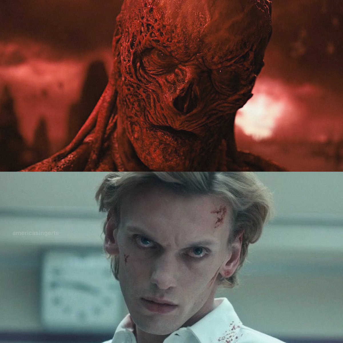 ZanaSibo's tweet photo. I had nightmares about Vecna for days until last night when I found out he’s just a handsome man😂 #StrangerThings #vecna https://t.co/IHYS5811iu
