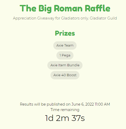 Gladiator Guild tweet media