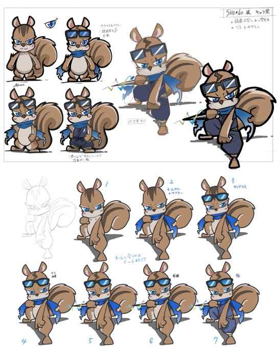 今朝のネーム&amp;キャラの制作過程✏️ 