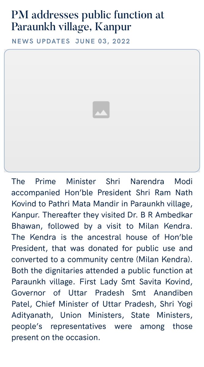 PM addresses public function at Paraunkh village, Kanpur
nm-4.com/QEMLqg via NaMo App