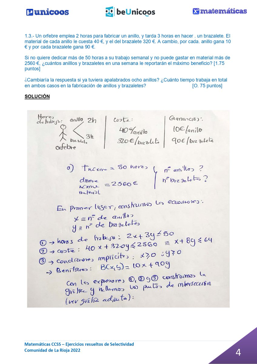 unicoos's tweet photo. 1/3 Examen resuelto de #Matemáticas II #CastillaLaMancha. #EBAU #EvAU #Selectividad #Selectividad2022 #EBAU2022 #EVAU2022⬇️ https://t.co/xPZOvvfi20 https://t.co/faRt6nqY4R https://t.co/GARAeDCpmm
