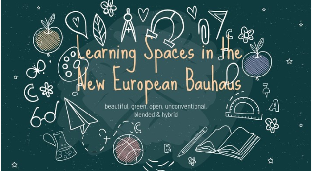 eTwinningGr's tweet photo. 🆕Χώροι μάθησης στο πλαίσιο του #NewEuropeanBauhaus
 👀 παραδείγματα διαφόρων χώρων μάθησης &amp; τη χρήση τους σε διαφορετικά πλαίσια στην σχετική σελίδα για το ετήσιο θέμα ✅Μοιραστείτε τον προβληματισμό σας &amp;τυχόν ερωτήσεις στο σχετικό φόρουμ. 
👉https://t.co/BmXkeiUxlz https://t.co/UQYIrtJRae