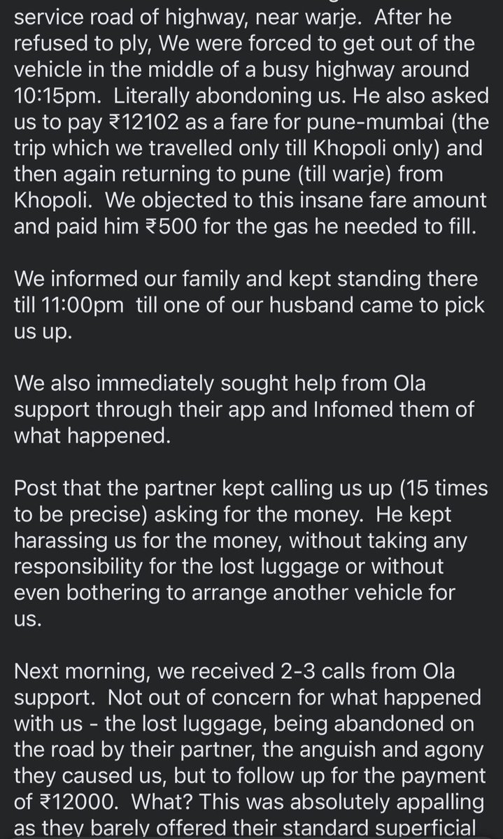 vrkatkar's tweet photo. @Olacabs @Ola_Pune @PuneCityPolice @PuneCityTraffic @4nk17 @CPPuneCity @advanilparab @india_wsf @timesofindia @htTweets  transport ministry, hope the government takes cognisance of how these aggregators function as aggrevators instead, using high-handedness. https://t.co/czPLaM6i7u