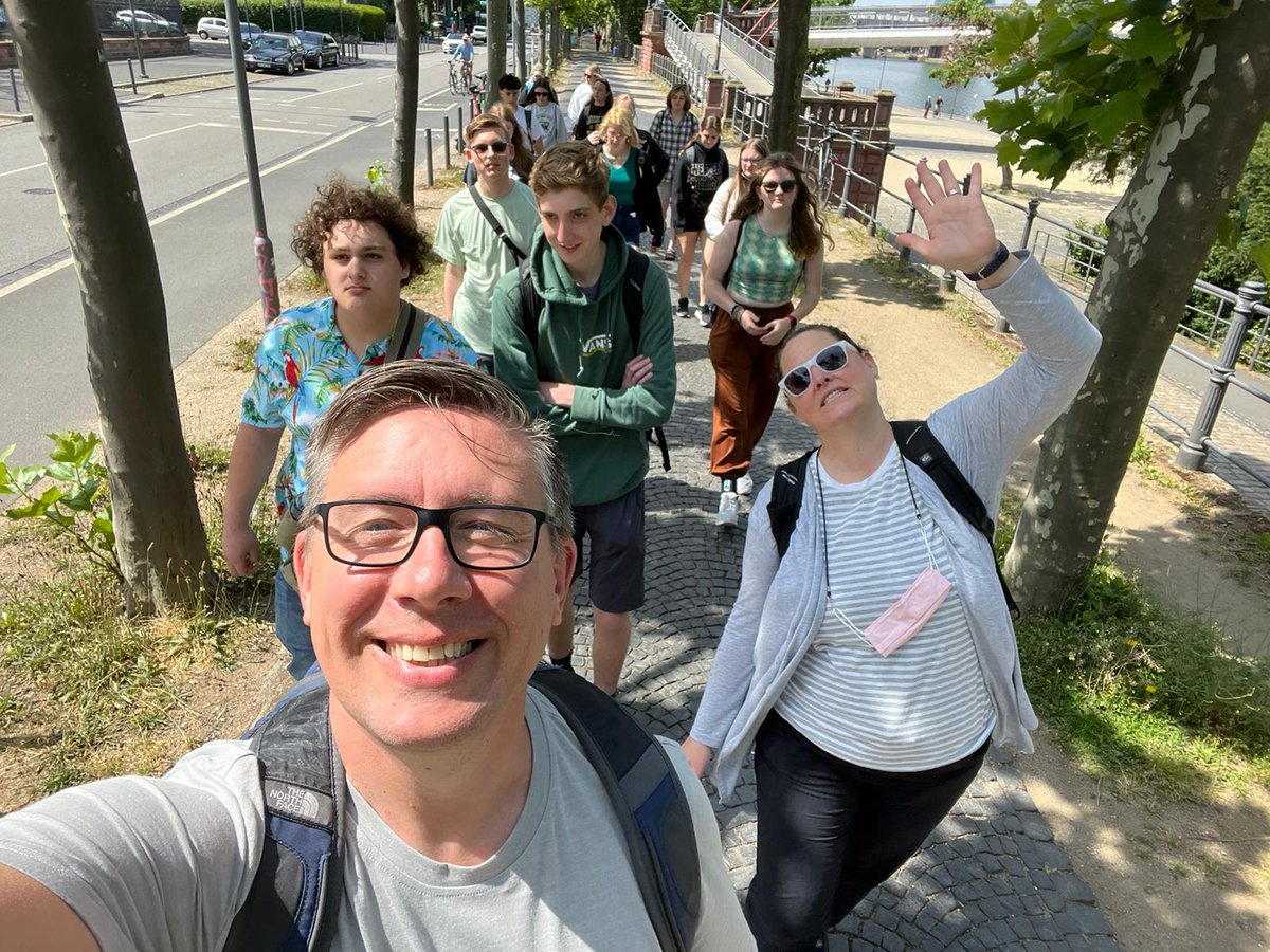 VJAGermany's tweet photo. We L❤️VE walking through Frankfurt am Main!  @AndrewHS_d230 https://t.co/yBbswlr7hR