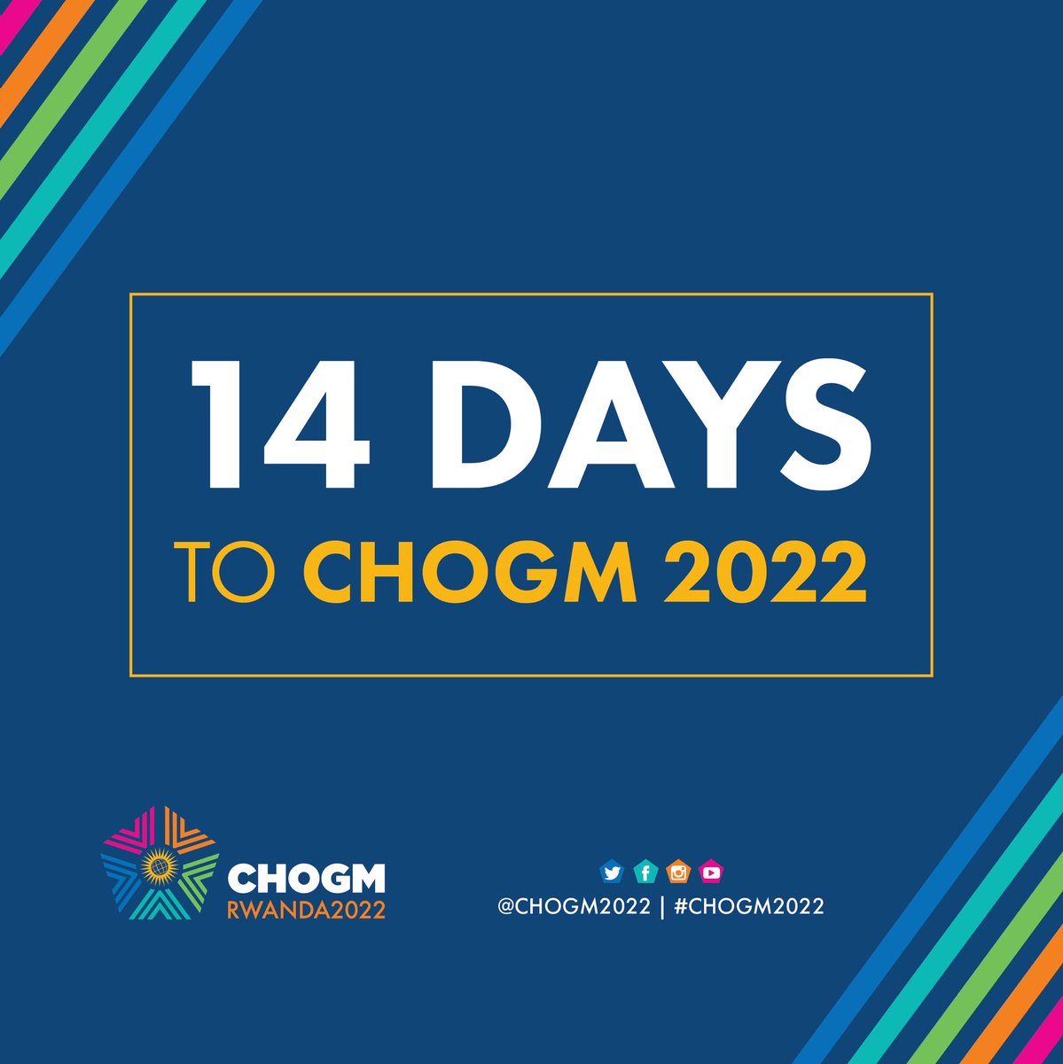 CHOGM2022's tweet photo. #CHOGM2022 is only 14 days away. Rwanda is ready! https://t.co/E39bo38q4V