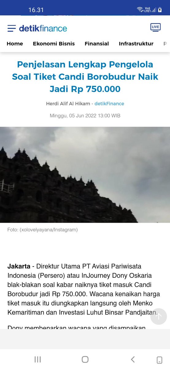 1Tasum's tweet photo. Wisata wong cilik berkelas dunia harga tiketnya merakyat sekarang harga tiketnya meroket https://t.co/FE69dJEV6B