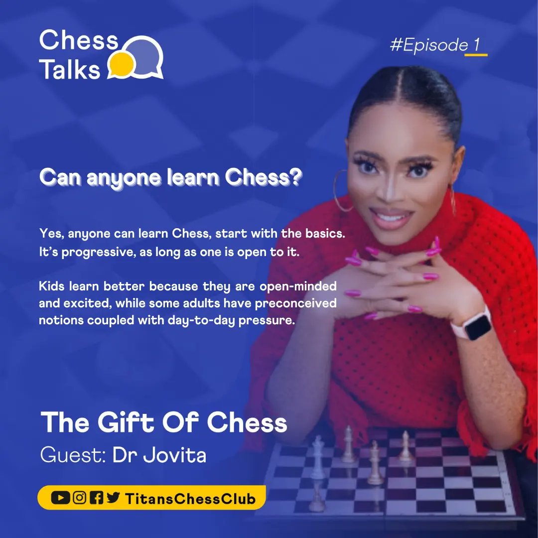 titanschessclub's tweet photo. In case you missed the Twitter Space with @docjovita on Friday, here's some excerpts from the #ChessTalks...
What else did you learn? - Comment Below!
You can always still listen to the replay on our Twitter page @titanschessclub https://t.co/vieY2rCBMk