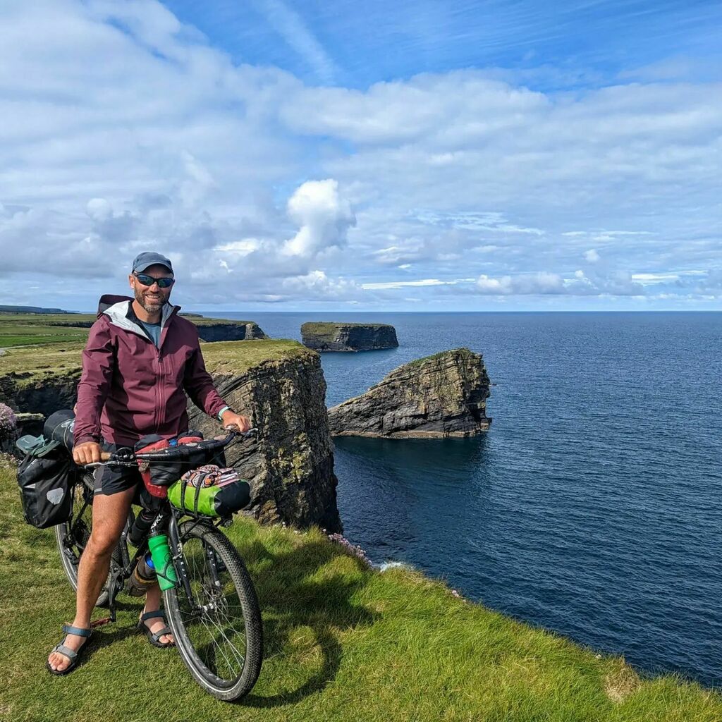 petegost's tweet photo. Ireland continues to deliver with its stunning coastal scenery, epic camping locations and hospitality off the bike. 
I've covered just under 2000km since setting off several weeks ago. Another 2500-3000km to go as I wiggle my way around this beautiful c… https://t.co/O2uFjqk4Nw https://t.co/kYolZONHFM
