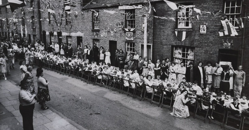 This fantastic picture from the Royal Collection @RCT shows a Street Party to celebrate The Queen’s Coronation in 1953.

We’d love to see your pictures and videos as you celebrate the #PlatinumJubilee at #TheBigJubileeLunch.