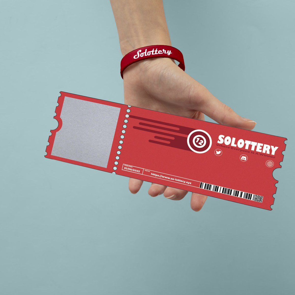 S0L0TTERY's tweet photo. Winner Winner Ticket Dinner!

Are you ready for a new NFT lottery experience?

Mint Price: 0.05 Sol

Join our discord and check our website for more Info! ( Link In Bio )

#nfts #solana #SolanaNFT https://t.co/Xk448a273z