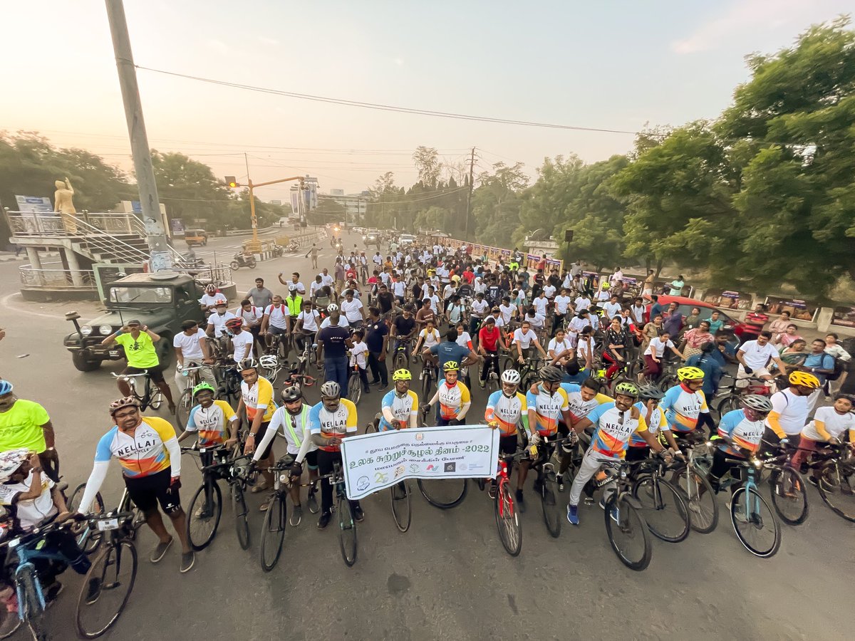 BmTirunelveli's tweet photo. #worldenvironmentday #cycle-rally #papanasam #bycs #bycsindia #nellaibycycle https://t.co/YoemsZAQEl