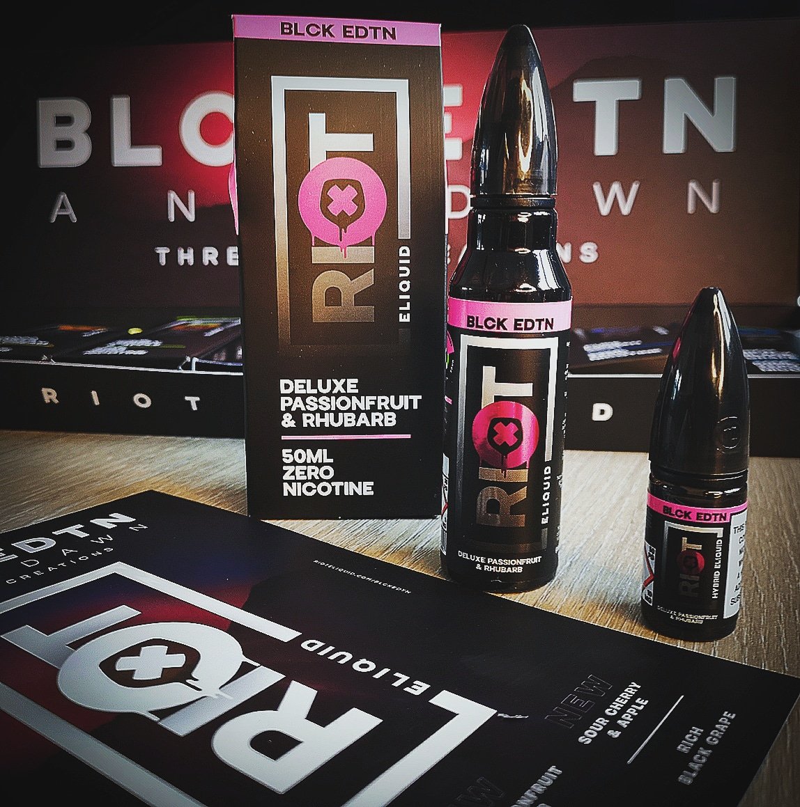 vapinganorak's tweet photo. Deluxe Passionfruit & rhubarb
An exotic passion fruitini infused with a delicate tart rhubarb
Perfect for you sweet vapers
@Rioteliquid
#deluxepassionfruitandrhubarb #BLCKEDTN #ANewDawn #BeMoreRiot #quitwithriot #quitwithpurpose #ukmade #iamriot #rioteliquid #sweet https://t.co/5arOSpWJkp