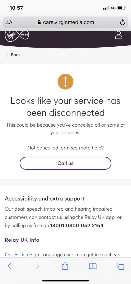LauraMacAskill's tweet photo. @virginmedia Unfortunately still no wifi. Just checked the website again and got this… https://t.co/DDo1UbTyf9