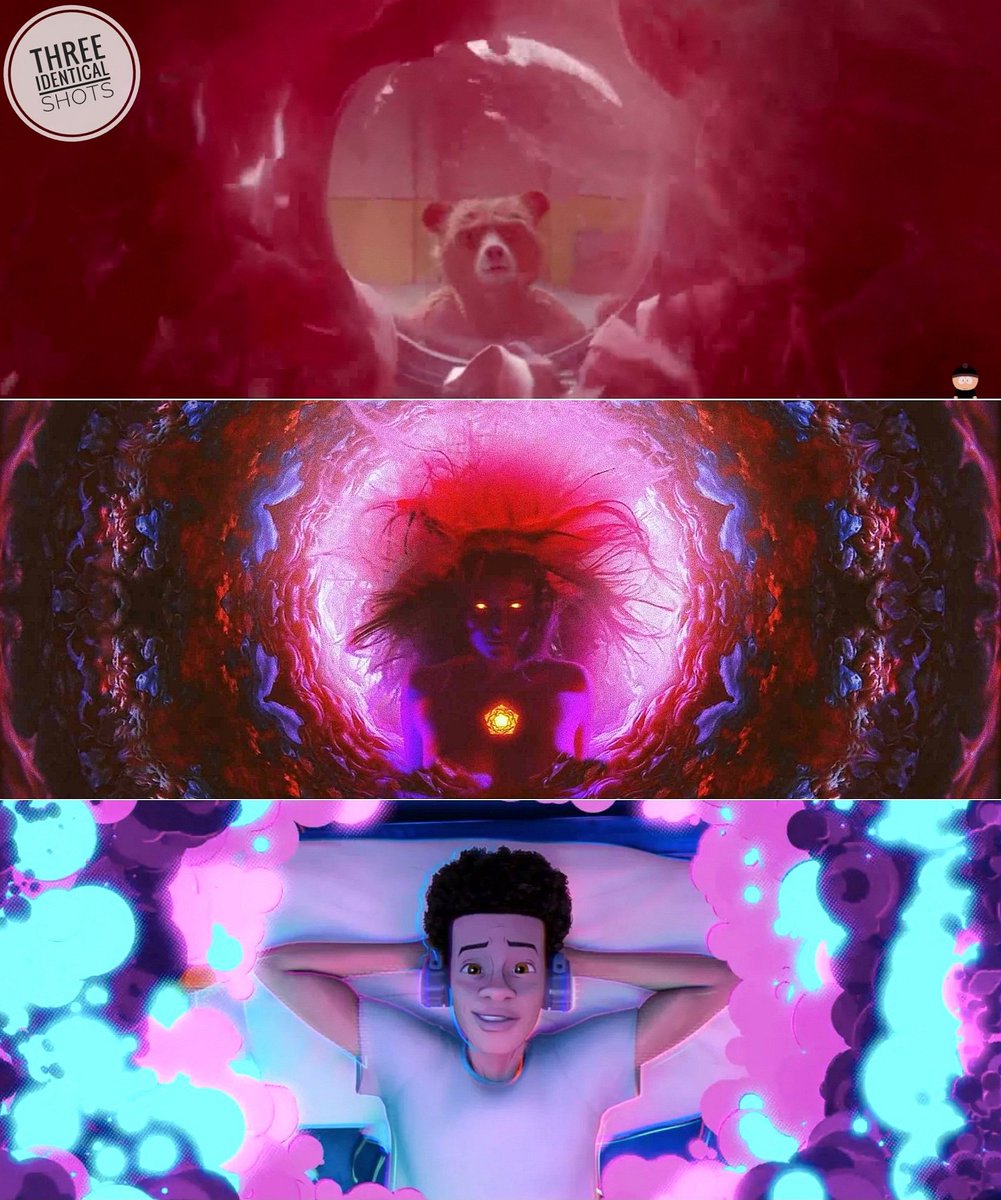 IdenticalShots's tweet photo. 1- #Paddington 2 - #PaulKing, 2017
2- #BloodMachines - #SethIckerman, 2019
3- #SpiderManIntoTheSpiderVerse - #PeterRamsey #RodneyRothman #BobPersichetti, 2018

#animation #SpiderMan #cinema #filmmaking #cinematography #movie #film https://t.co/GelPhHY3tJ
