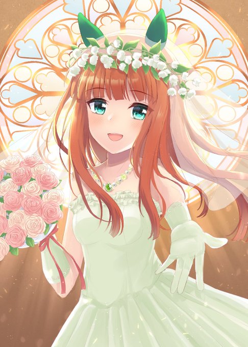 「solo wedding dress」 illustration images(Popular)