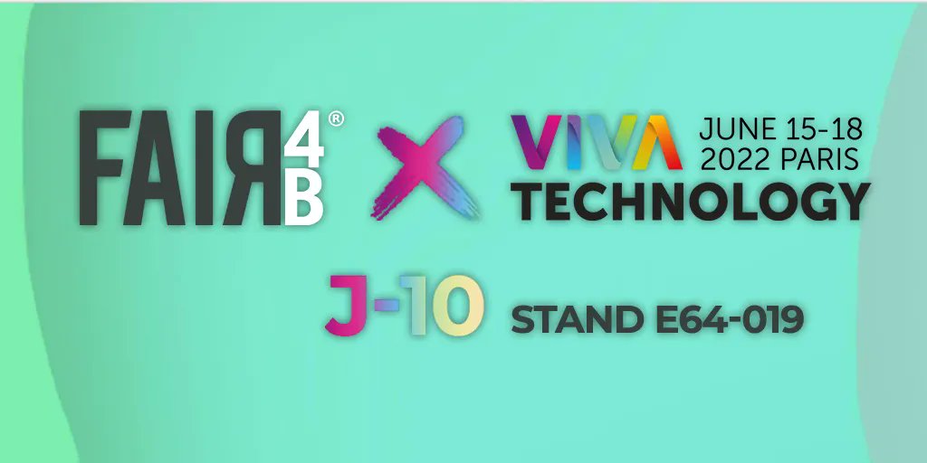 Retrouvez Fair4b lors du plus grand évènement Tech et Startup d'Europe ! 

Nous exposons à Vivatech et on espère vous voir là bas ! 

Pour programmer une rencontre, ça se passe sur notre Calendly juste en dessous ⬇️

buff.ly/3GMFMDY