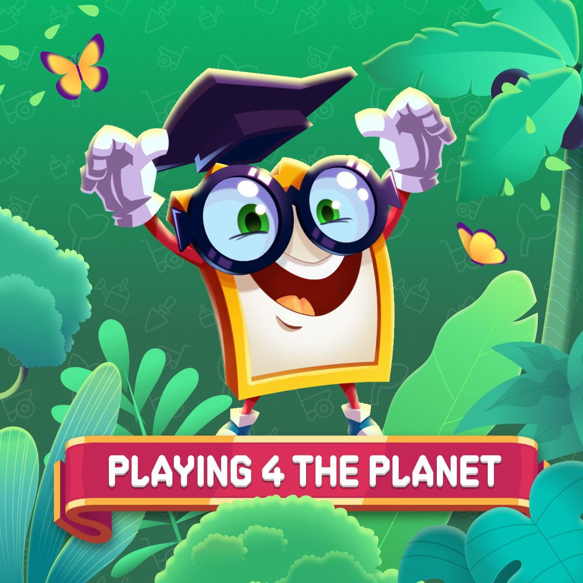 WordDomGame's tweet image. Collecting enough saplings during this one-time-only Reforestation event can unlock an exclusive Green tileback! 🌱
Through a special collaboration with @ecosia, you can now join the cause too and help plant trees! 💚 #Playing4thePlanet
Let's play, plant, grow!