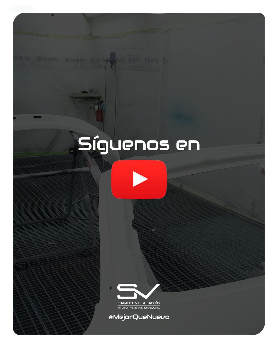 TallerSamuelV's tweet photo. Los mejores videos de chapa y pintura te esperan en nuestro canal de #YouTube 👉 https://t.co/AyFp3dB72x. ¿Aún no lo conoces? ¡No sabes lo que te pierdes!😉 #TSV #MejorQueNuevo https://t.co/nU5I2SFt7Y