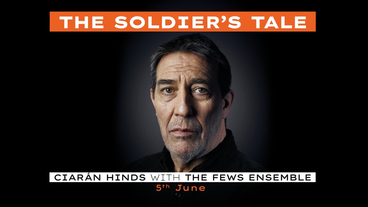 LyricBelfast's tweet photo. The SOLD OUT #SoldiersTale takes the stage at the Lyric tonight with Legend Ciaran Hinds in the building. Wishing them all the best of luck with their performance and an amazing evening for all those lucky enough to have tickets! https://t.co/Bcm30PFVER