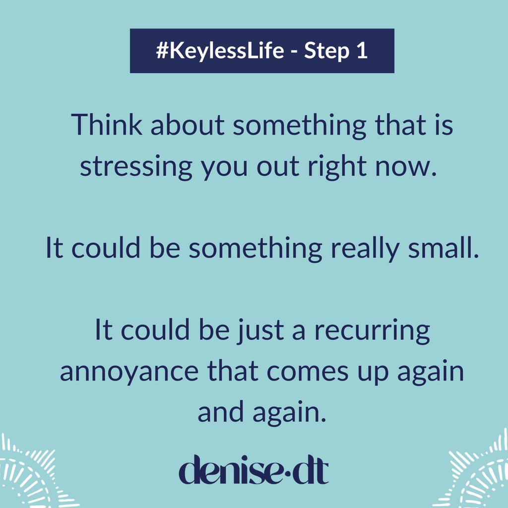 DeniseDT's tweet photo. How to implement my #keylesslife philosophy today
Find out more in my new book Chill & Prosper, pre-order today at https://t.co/449CpMdXPl https://t.co/TW6GbtAKyu
