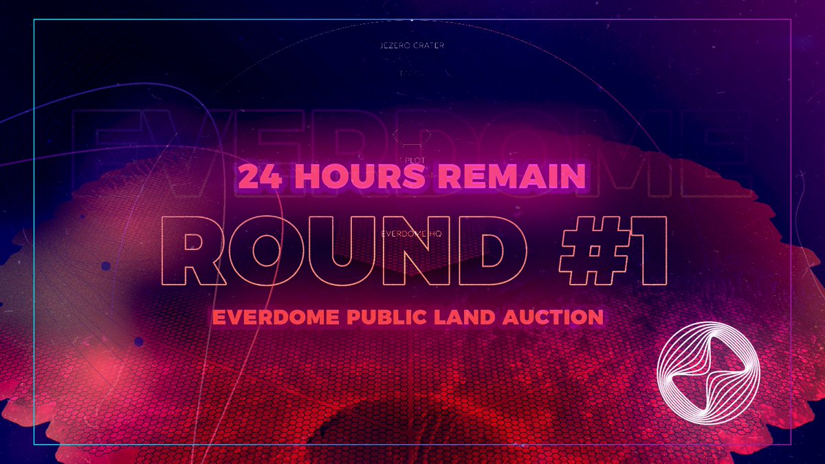 humainweb3's tweet photo. 📣 Round #1 of our land auction is nearing the end, only 24 hours remain - with it 1,500 of Everdome's newest plot owners.🧑‍🚀

Round #1 stats (as of now):
💲 261M $DOME collected
👨‍⚖️ 1,500 plots to be sold (100% sellout)
 ⨏  $3,500 USD average cost/plot

#TheJourneyHasBegun https://t.co/B1WxxiU9gD