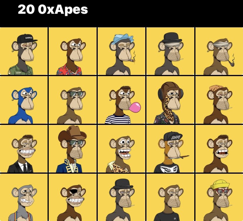 spiffyritzy's tweet photo. @0xApes_NFT 20 @0xApes_NFT #StaySpiffy #TheSpeakeasy https://t.co/OFxVPcEJiF