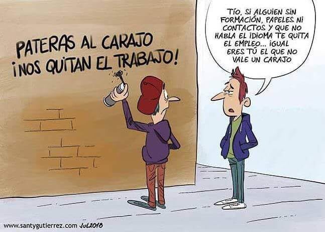 Más de 100.000 puestos de trabajo sin cubrir y el problema lo vemos en la inmigración.