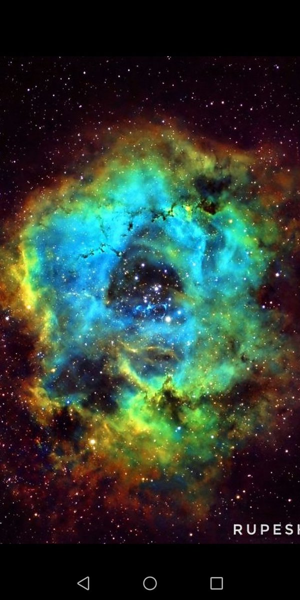 maiz_julio's tweet photo. NGC2244 Rosette Nebula in Monoceros by Rupesh Sangoi . https://t.co/V1ImS4WsQC