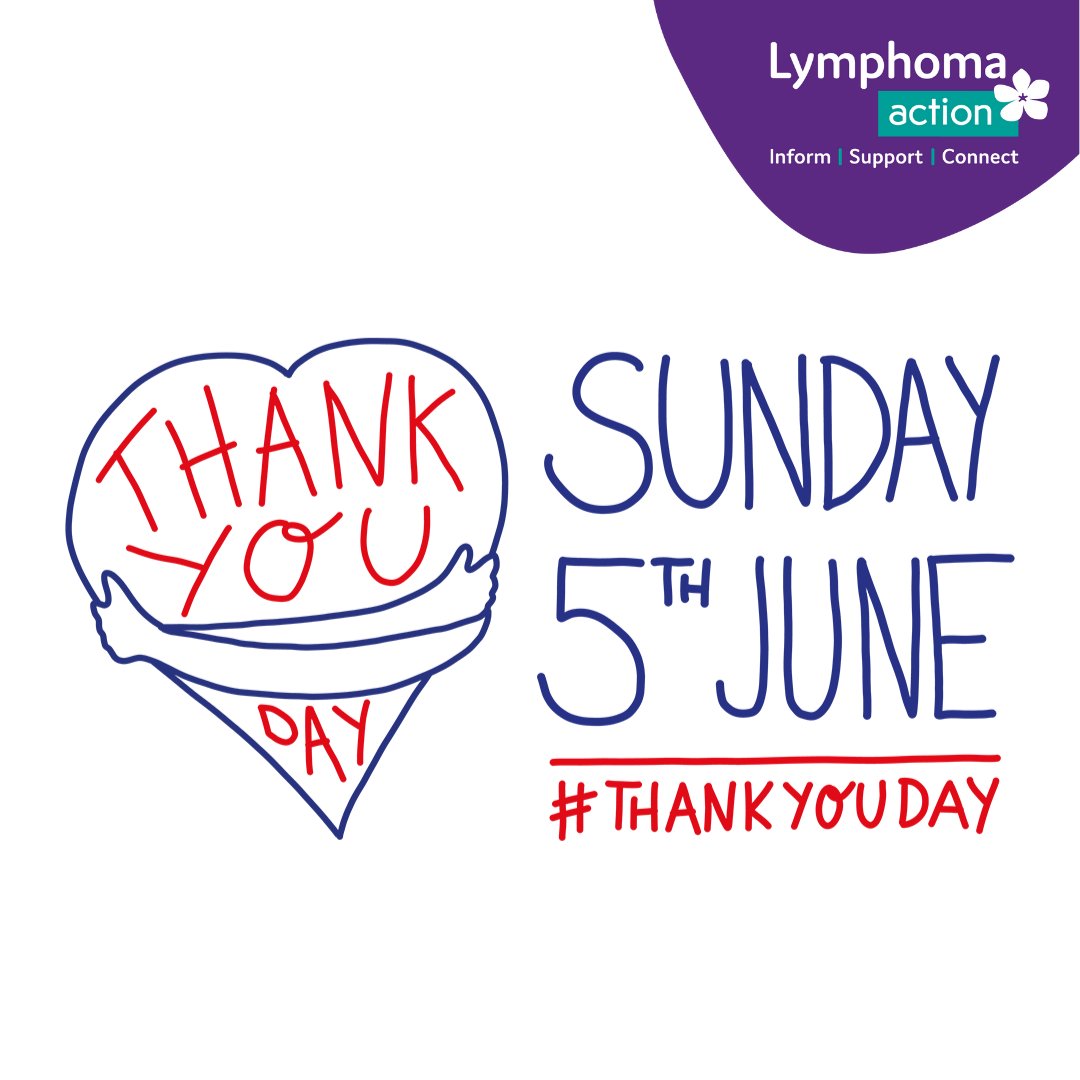 LymphomaAction's tweet photo. We're celebrating this year’s #ThankYouDay 💜 
We would like to say a HUGE thank you to all of our supporters, fundraisers, volunteers, staff &amp; the wider community who support our work &amp; help make sure that no one faces #lymphoma alone. You’re all incredible! 🌟
#MonthofCommunity https://t.co/kxRnu9rQsM