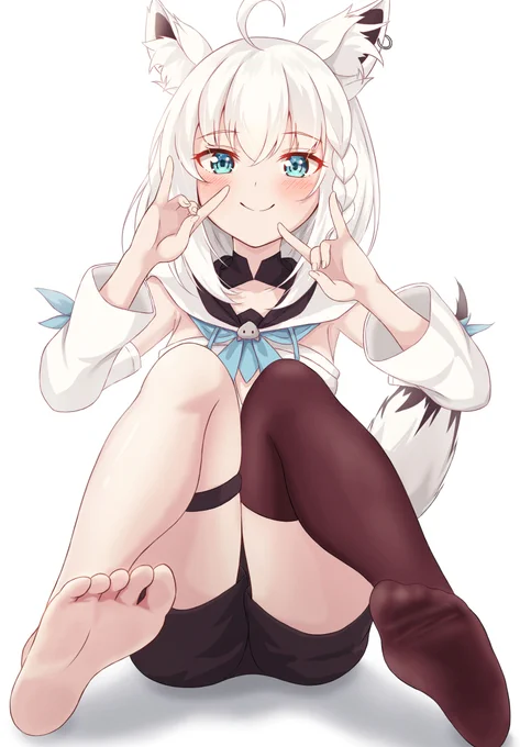 2つの味が楽しめるフブちゃん
#絵フブキ 