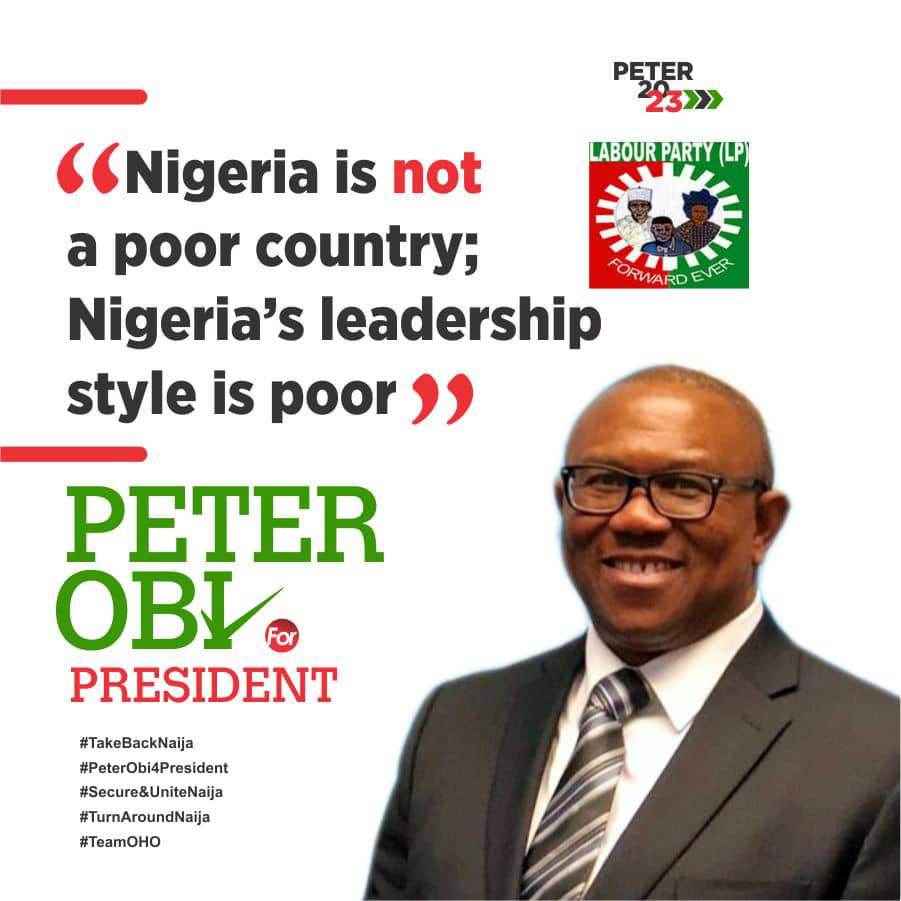 Dear Nigerians, please have mercy on yourselves, cut yourselves some slack, vote for someone who will think about how to free you from the bondage Atiku, Buhari, Tinubu, Osinbajo etc put you in. Vote for Peter Obi. Any other vote is an investment in your servitude. #VoteFreedom❤️