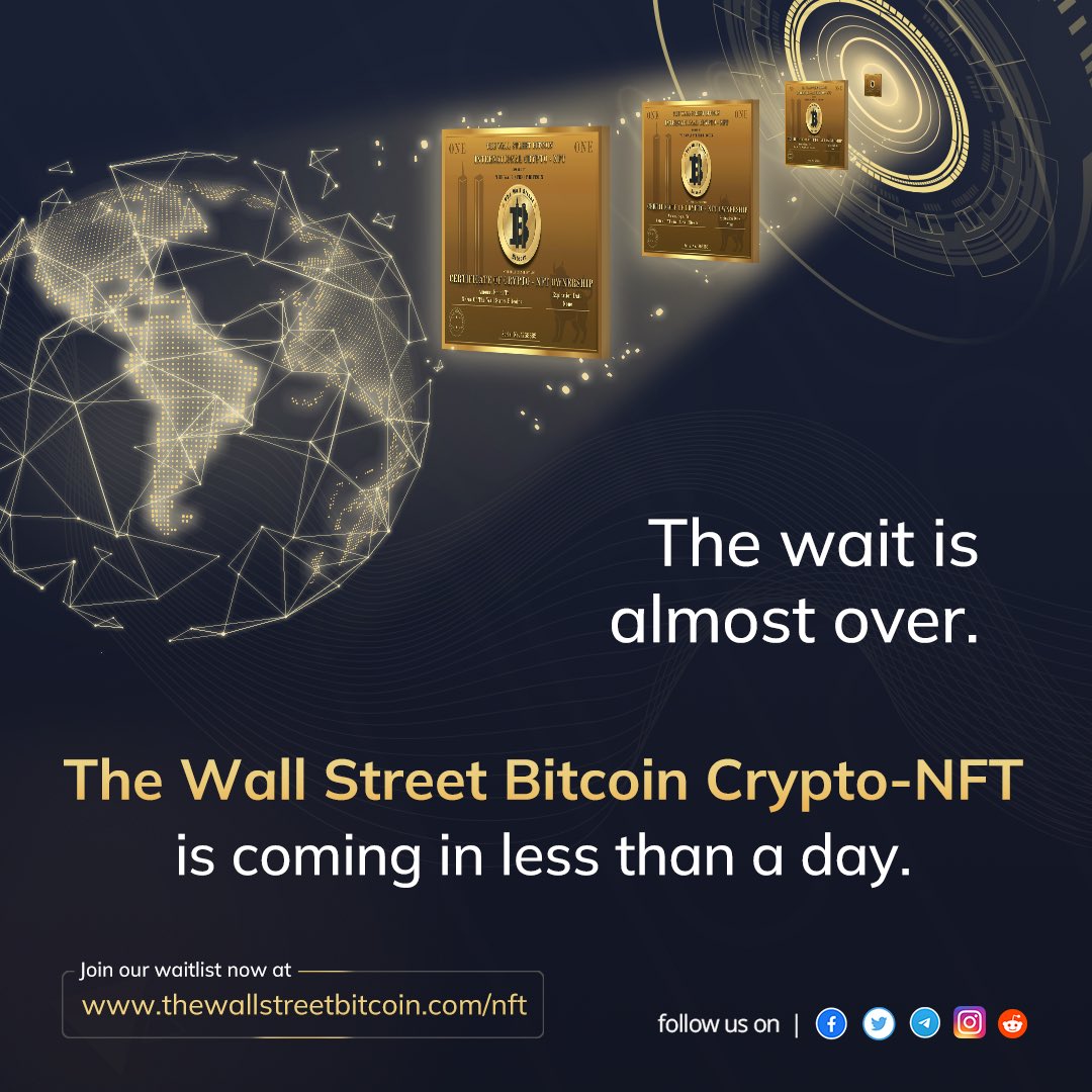 AnbroNFT's tweet photo. The World’s First Crypto-NFT that can withstand any Market crash!💪 
Learn more about the incredible “Stop Loss Mechanism ✨” that prevents the price from falling below a certain level here, https://t.co/eka68w2i3S

Twitter💫 @wall_st_bitcoin
Discord🚀 https://t.co/fzLzwxu9WB https://t.co/BLyLDqIXFb