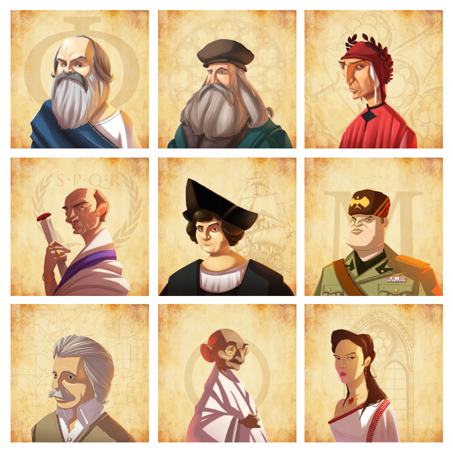 Now at 0.1ETH for ALL great people.
Get yourself a hand-drawn, exquisite Medici, Genghis or Franco🔥🔥🔥