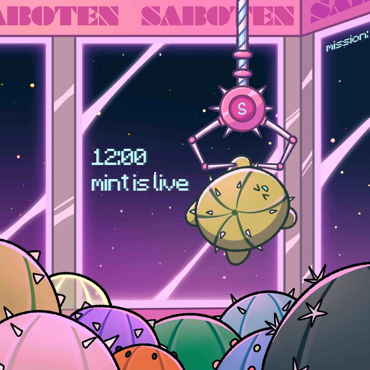 saboten20220412's tweet photo. ❤️❤️❤️Thank you for following along with us. Mint will be live shortly! The official Mint Website is: https://t.co/RQ2ICQebgN 

🌵🌵🌵Our official OpenSea link is:
https://t.co/Uh3GpKxq5D https://t.co/fQ2i2NUluK