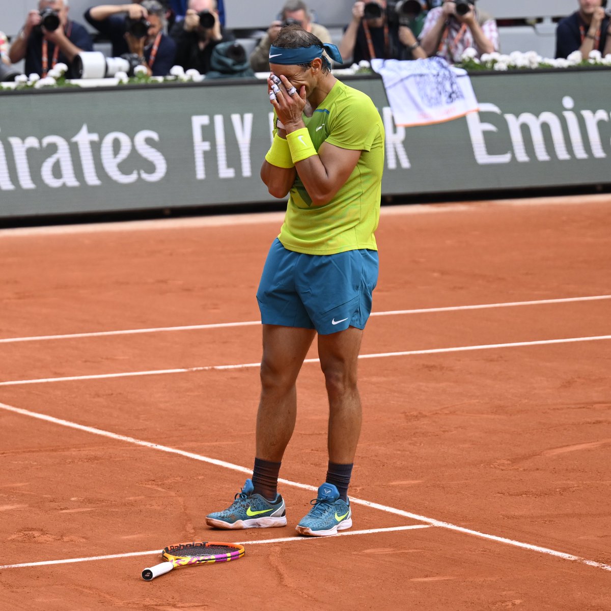 All hail the King 👑

#RolandGarros | <a href="/RafaelNadal/">Rafa Nadal</a>