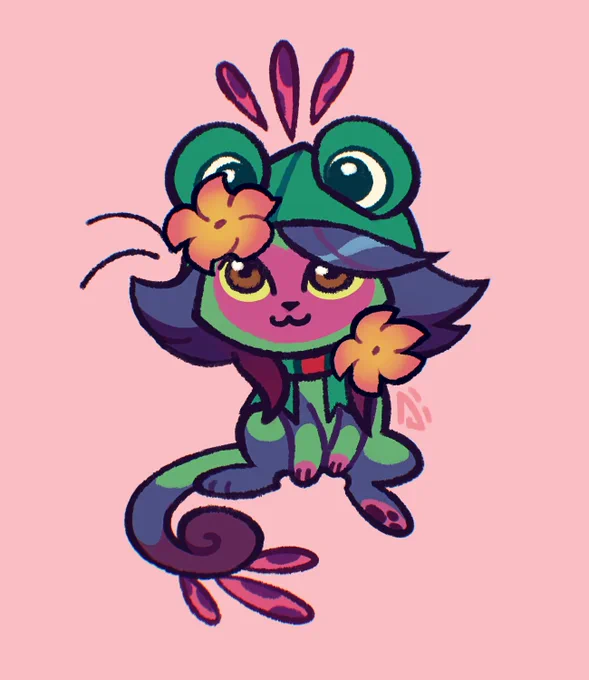 Froggy hat Neeko 🐸 🧢
(with / without flowers) 