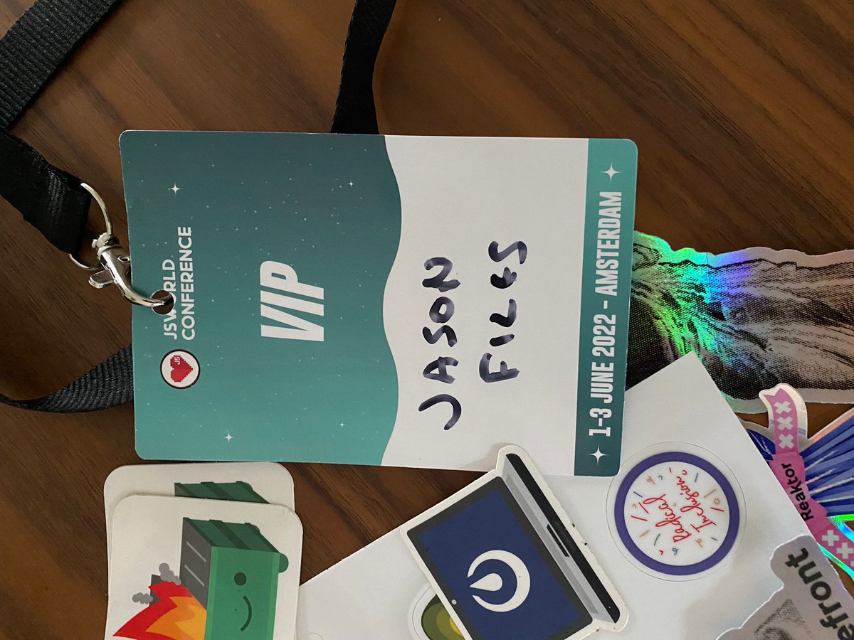 JSONTheDev's tweet image. I have to admit @vuejsamsterdam was a remarkable experience! After seeing so many passionate young leaders at their peak I am sure that the future of @vuejs is bright!
I'm grateful for your invitation @josgerards88. Looking forward to the next year. #vuejsamsterdam