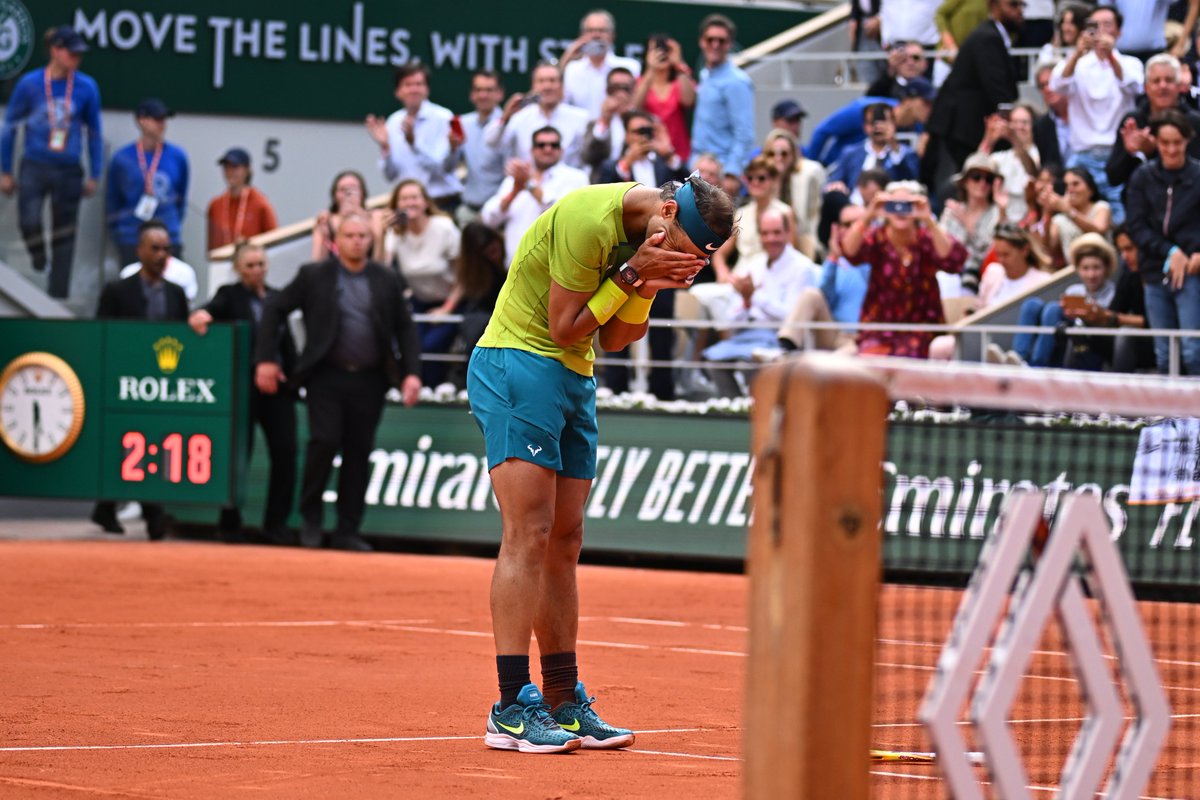 This is the moment! #VamosRafa #KingofClay #14