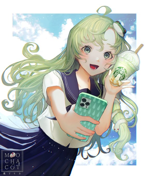 現代っぽい早苗さん🐸🍈 