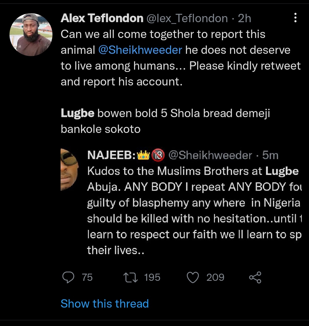 Please let report this account @lex_teflondon
Let's show him how it feels when your account is suspended.
Besides @sheikhweeder was saying the fact.