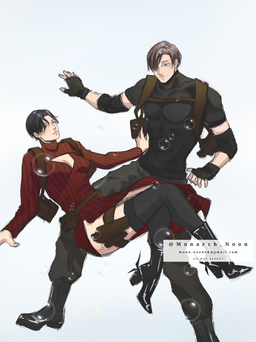 monanoonoi's tweet photo. Floaty Aeon  #LeonKennedy #AdaWong #Residentevil4remake https://t.co/BXLDSUQO5k