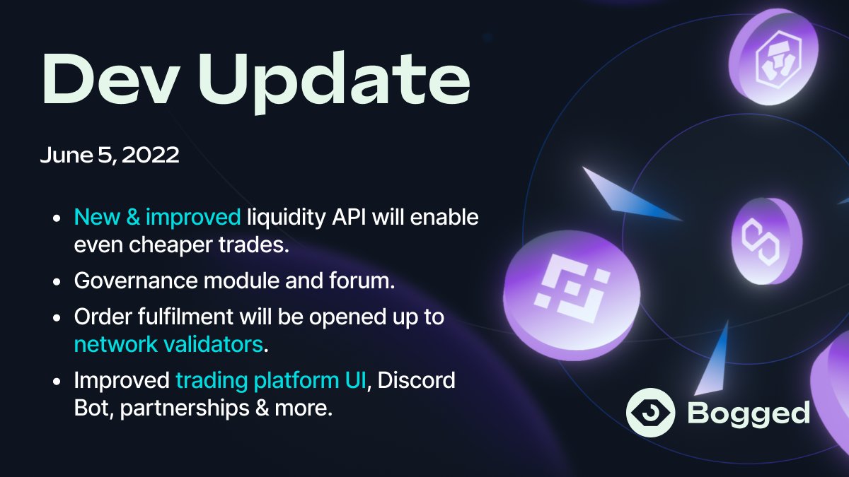 boggedfinance's tweet photo. 🆕 Here's our latest Dev Update packed with exciting news!

👨‍💻 We've been working on several aspects of the project to bring more innovation and deliver the best possible experience  to you.

👉 Don't miss on what's coming, check the full update here: https://t.co/alfBLxewcX https://t.co/f57ZnB87Oc
