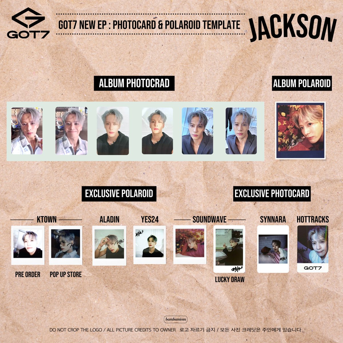 GOT7   トレカ  2nd ファンミ 2025 GOT7 CONCERT <NESTFEST> - OFFICAIL MD TEMPLATE - TOTAL : 35