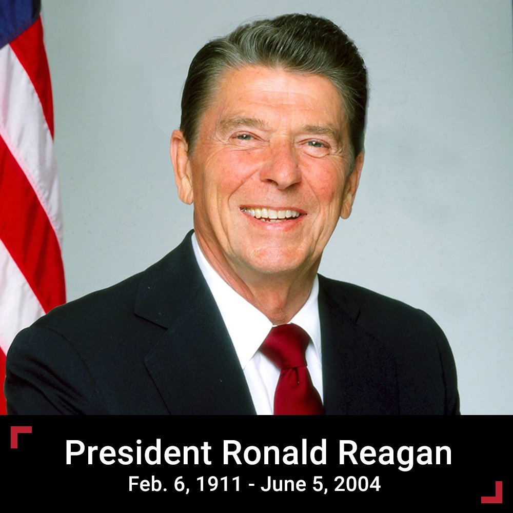FoxNews's tweet image. 40TH PRESIDENT: Today, we remember President Ronald Reagan, who died on this day 18 years ago.