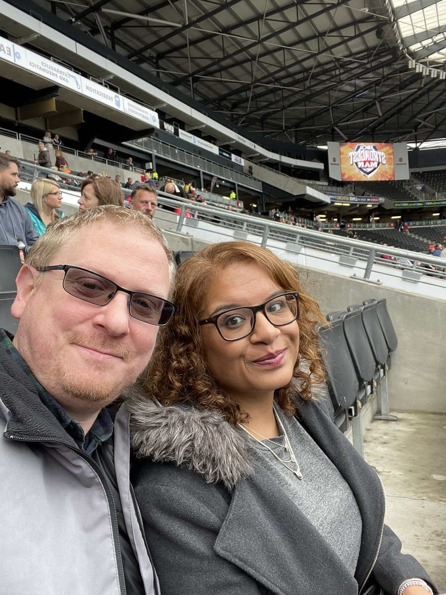 Fab day at UK’s Strongest Man 😃 #ultimatestrongman #mkstadium