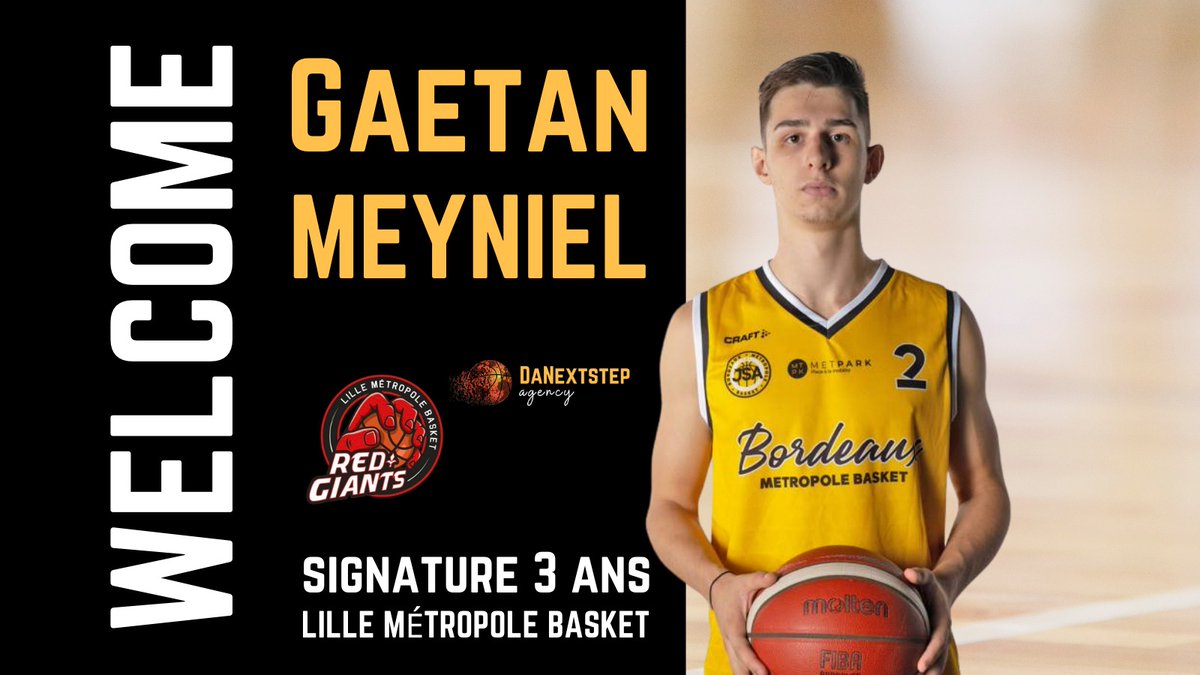 CondouantDav's tweet photo. Le meneur français Gaetan Meyniel @GaetanMeyniel signe pour 3 saisons à @LMBasket . #DaNextstep https://t.co/wQOjOpdQbL