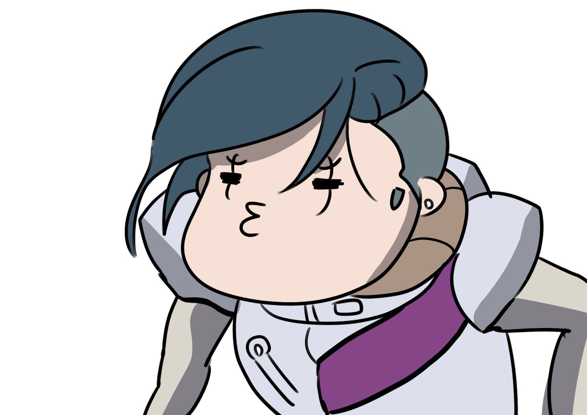 実はガンダムのイラストも描きたいのだけど、メカ苦手なんじゃ 